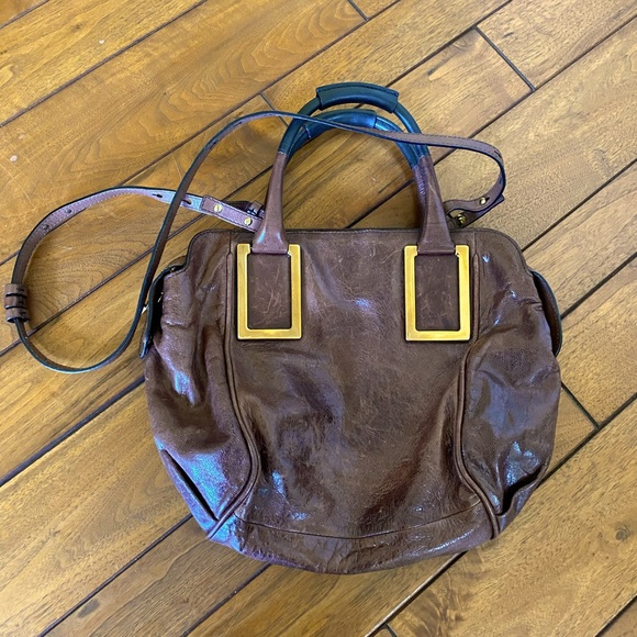 🌸SALE🌸 Chloe Ethel Satchel Hand Bag with Strap Medium Size - Picture 2 of 9